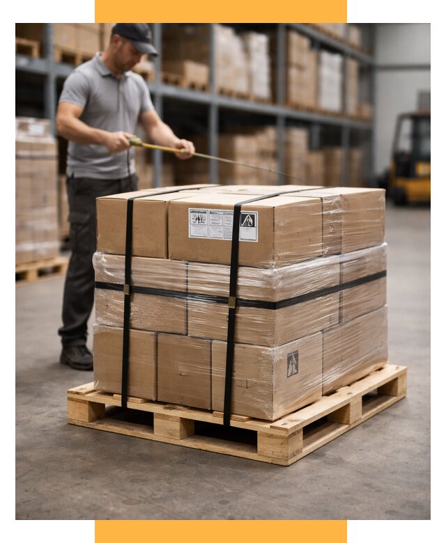 Упаковка и паллетирование грузов от 3556 р. | СетСервис-Срп
