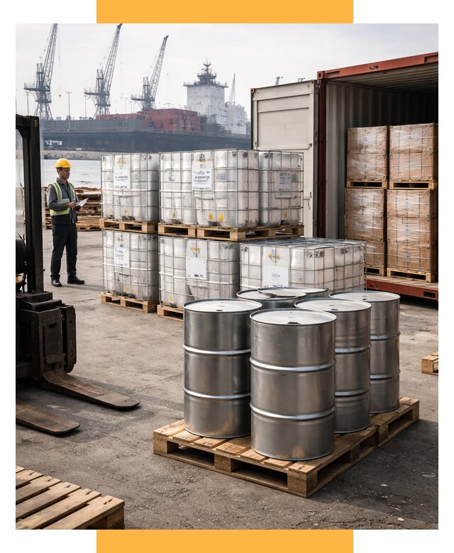 Доставка химического сырья из Индии от 254025 р. | СетСервис-Срп