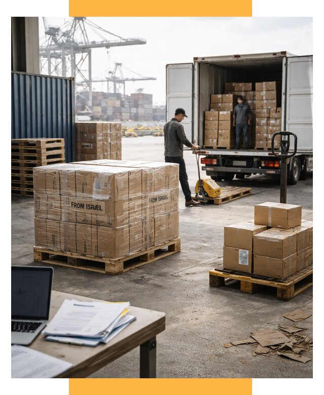 Доставка грузов из Израиля от 15242 р., логистика от СетСервис-Срп