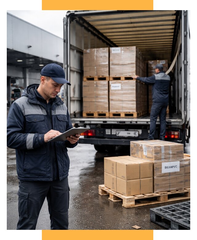 Доставка грузов из Беларуси от 15242 р. логистика СетСервис-Срп