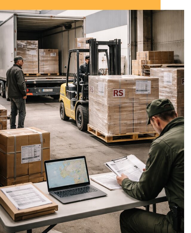 Доставка грузов в Сербию от 45725 руб, международные перевозки