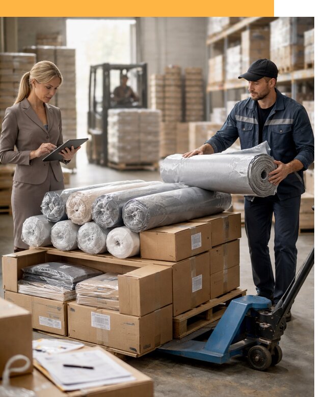 Перевозка текстиля по миру от 15242 руб. с таможней и страхованием