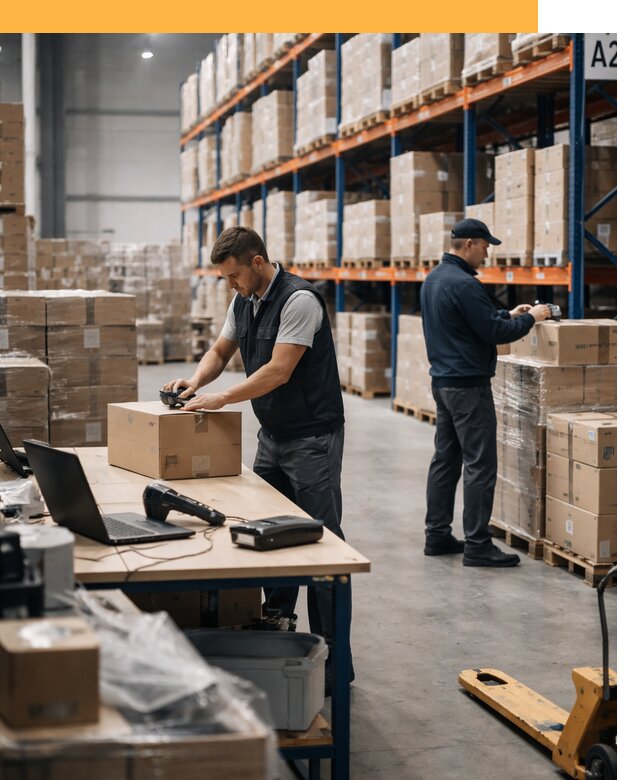 Склад консолидации в Европе: хранение, сортировка от 6605